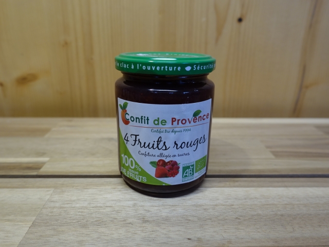Confiture de fruits rouges